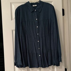 J. Jill Denim Blue Shirt